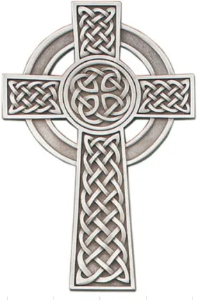 5" Knotted Celtic Cross - Pewter Finish