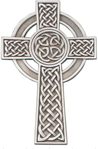 5" Knotted Celtic Cross - Pewter Finish