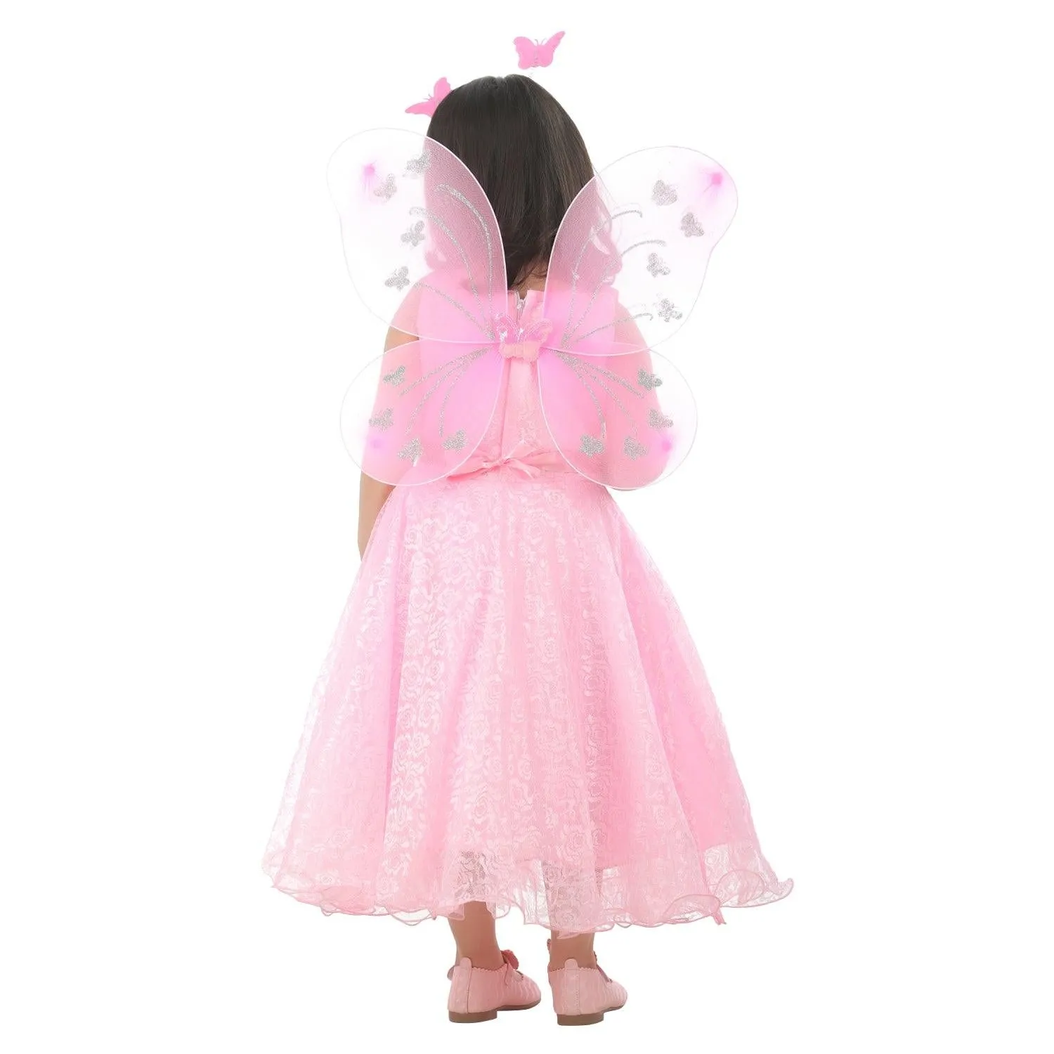 Ahhaaaa Kids Cotton A-Line Maxi Dress/Angel Pari Dress/Christmas Gown
