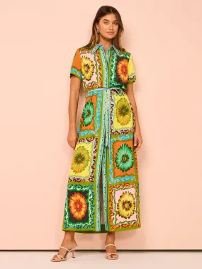Alemais Disco Daisy Shirtdress in Multi