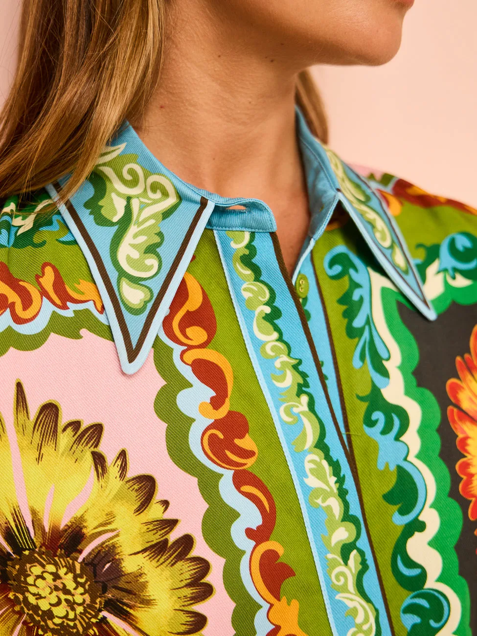 Alemais Disco Daisy Shirtdress in Multi