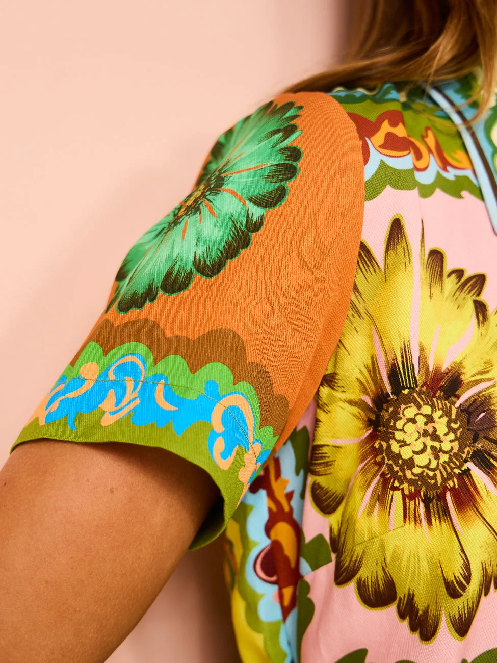 Alemais Disco Daisy Shirtdress in Multi
