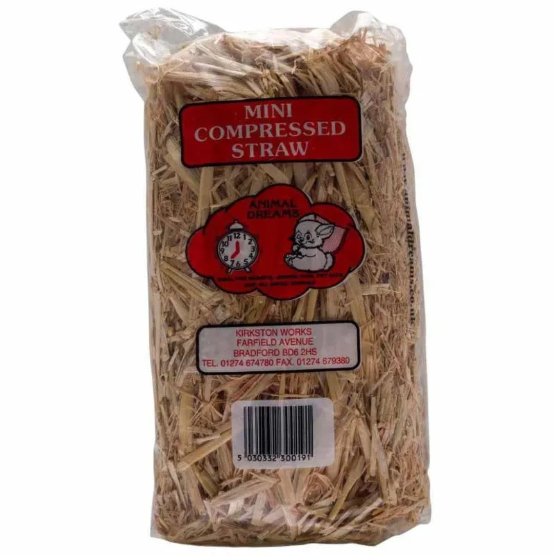 Animal Dreams Mini Compressed Straw Small Animal 125g - Case of 5