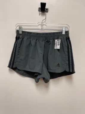 Athletic Shorts By Adidas In Grey, Size: S