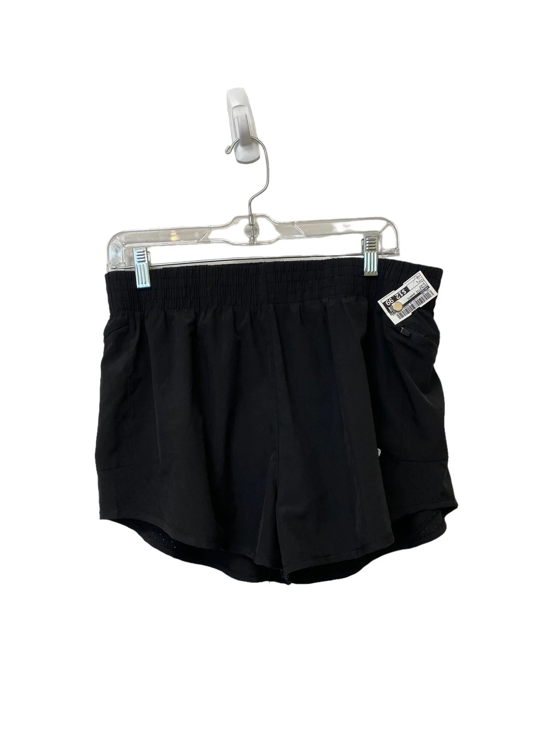 Athletic Shorts By Asics In Black, Size: L