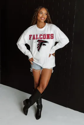 ATLANTA FALCONS BIG GOALS OVERSIZED MIDWEIGHT LONG SLEEVE TEE