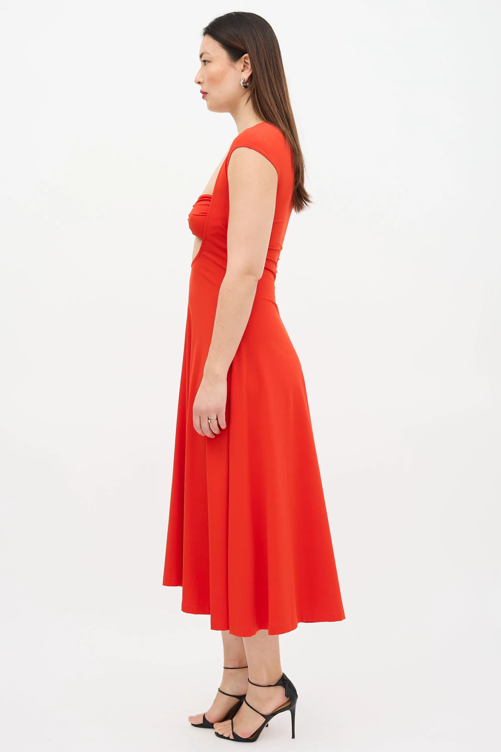 Baes Cut Out Midi Dress