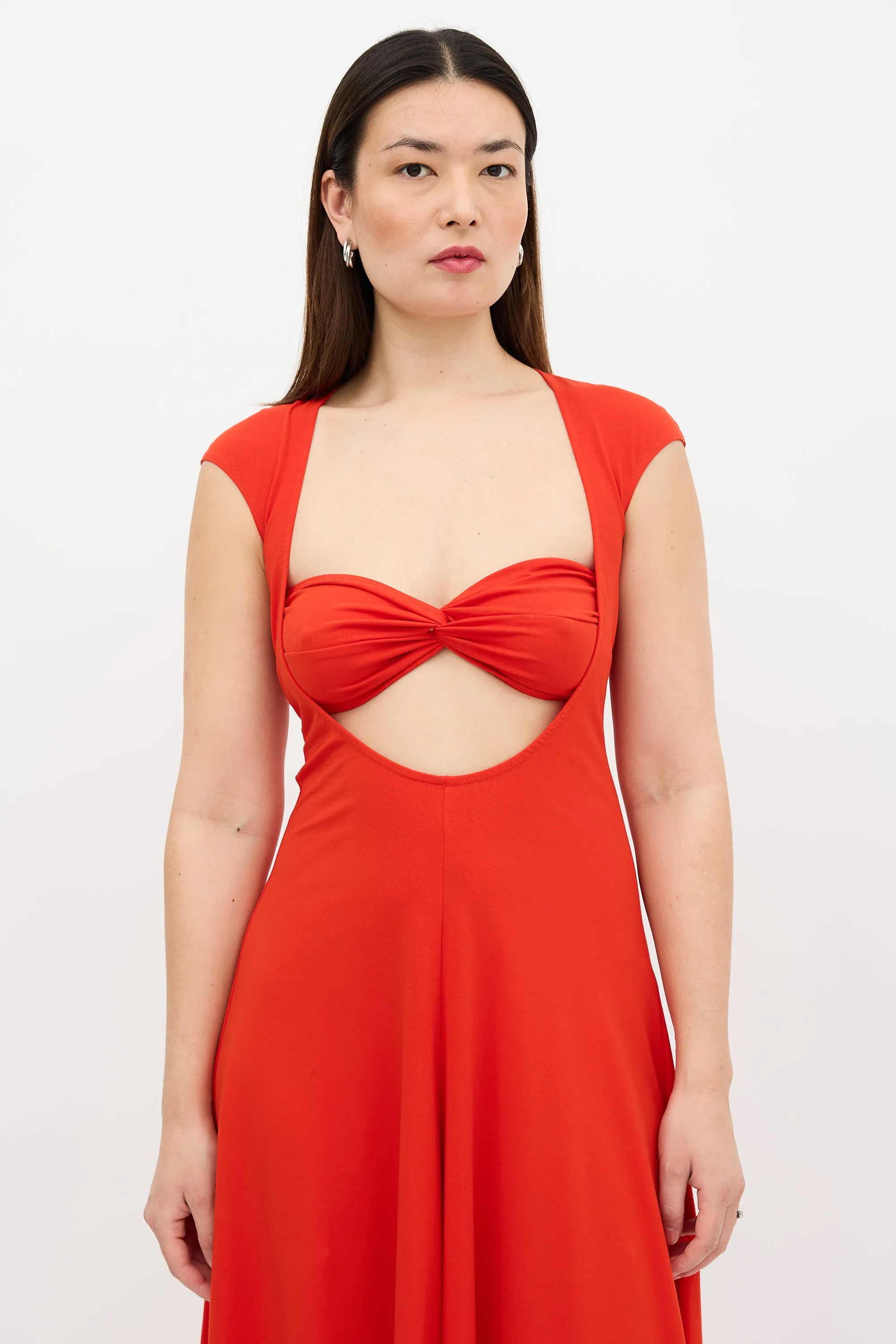 Baes Cut Out Midi Dress