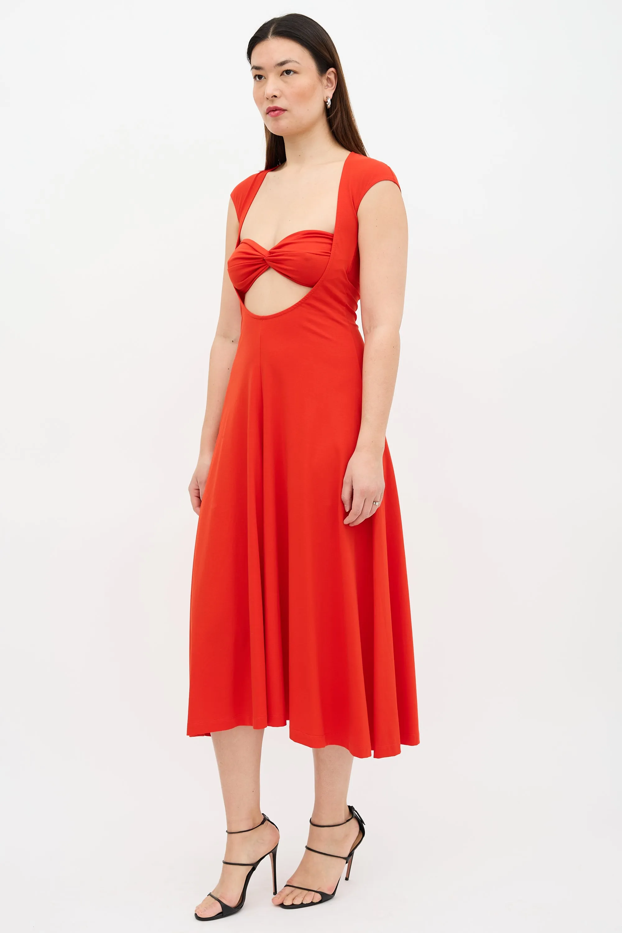Baes Cut Out Midi Dress