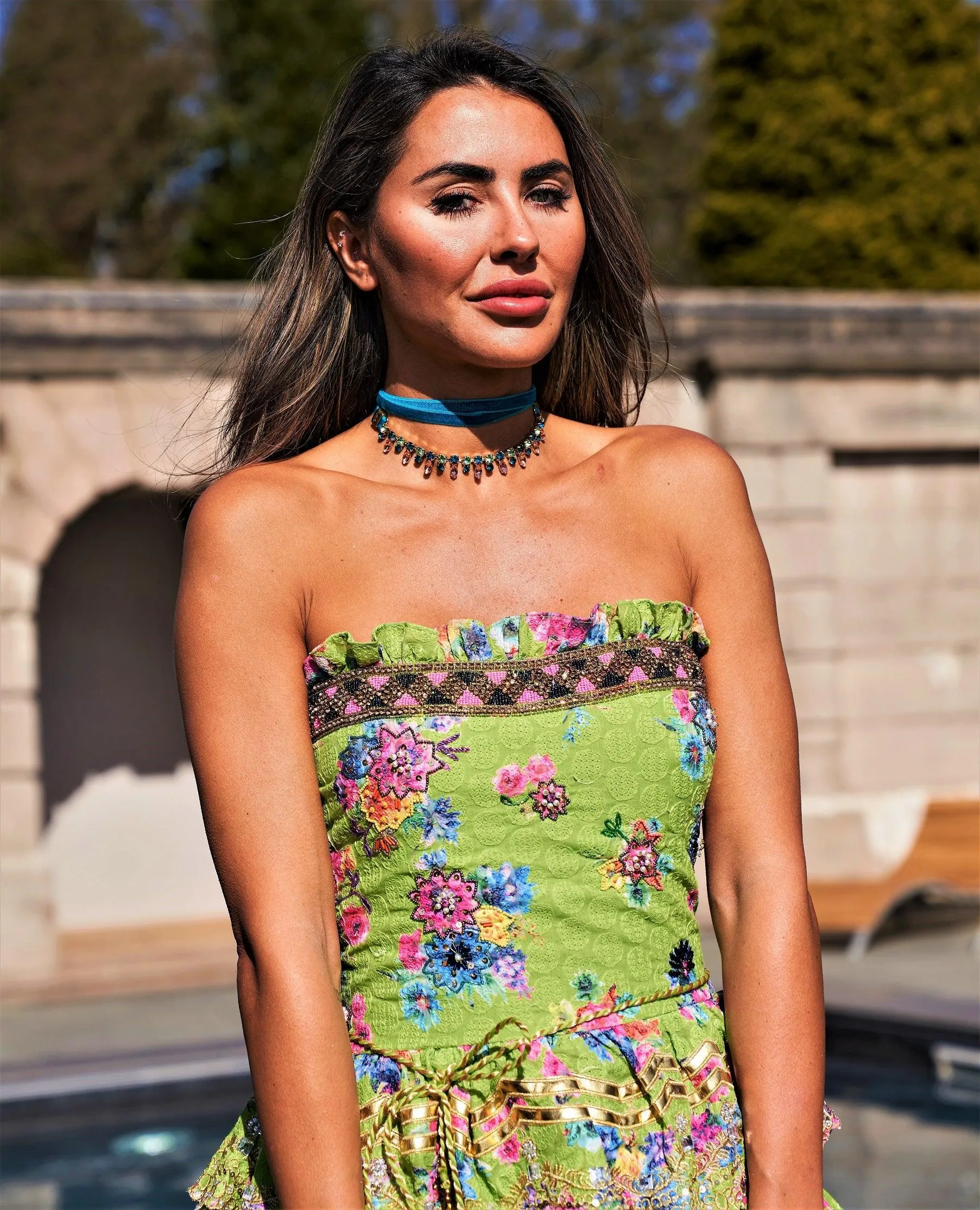 Apple Red Bandeau Dress - Stylish Strapless Cocktail Attire