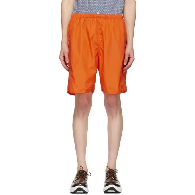 BEAMS PLUS Orange MIL Athletic Shorts