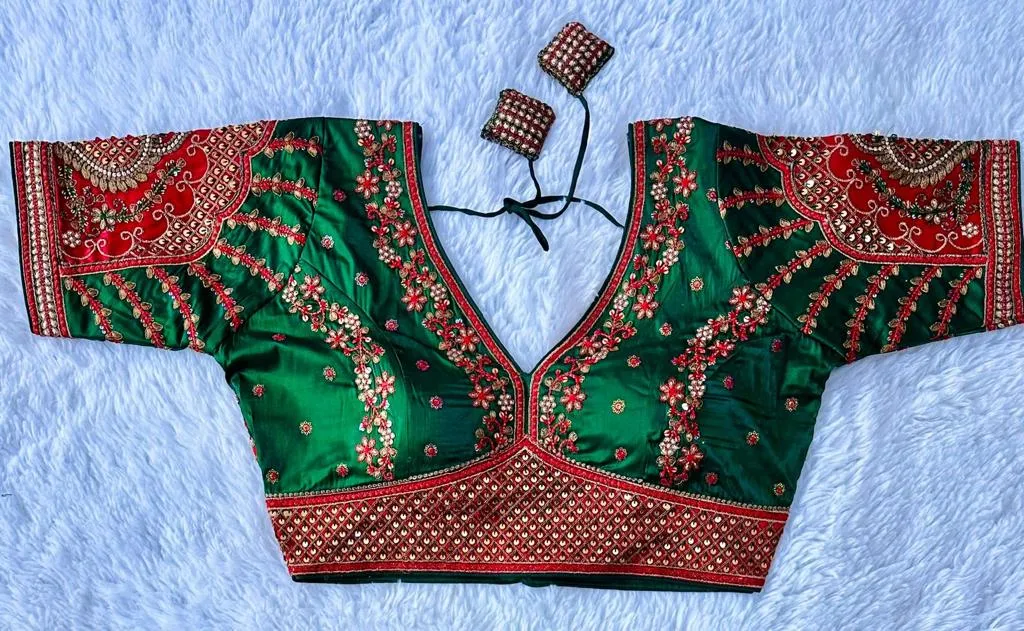 Beautiful Designer Rajwadi Wedding Blouse
