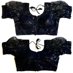 Beautiful Designer Readymade Heavy Net Silky Blouse