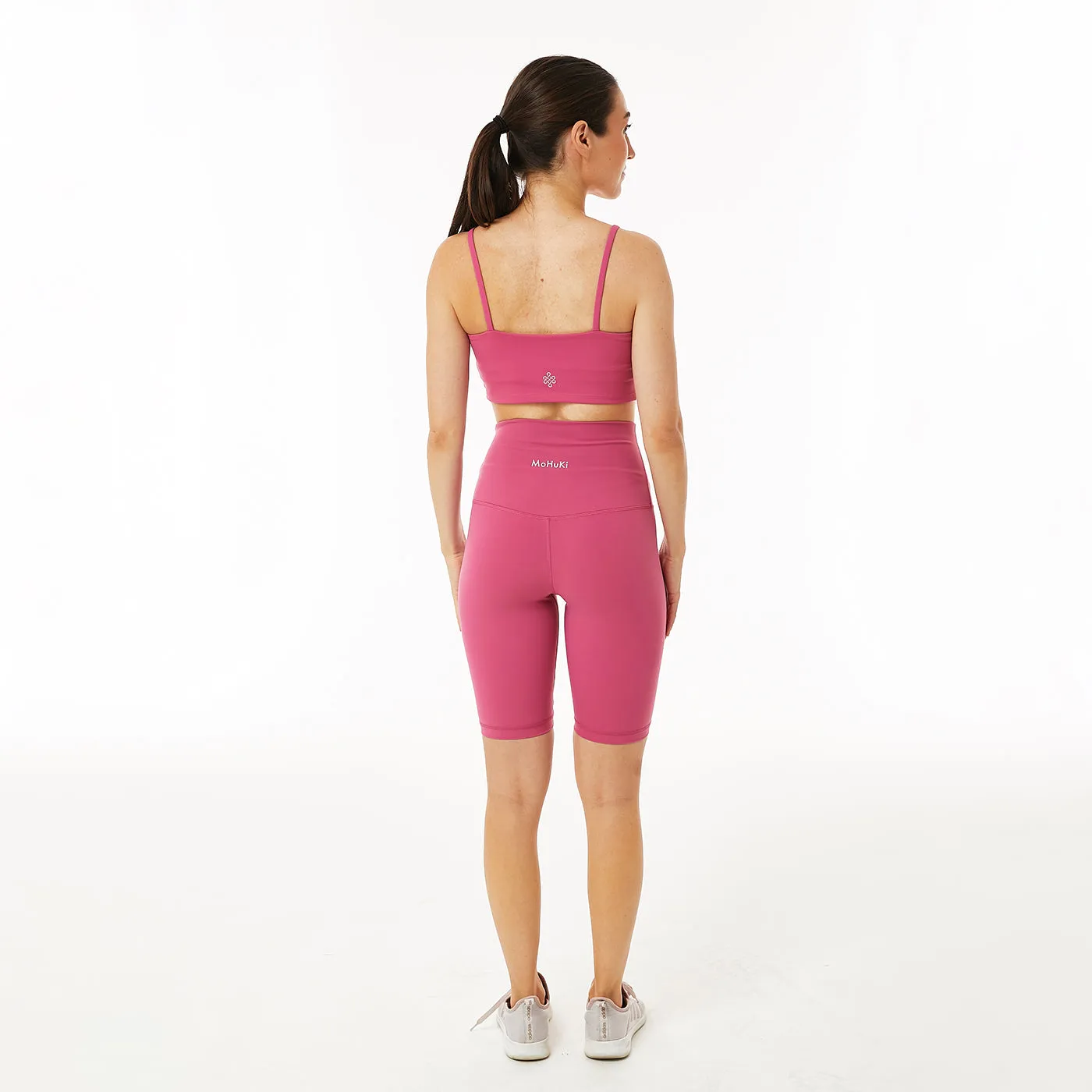 Billie Biker High Waist Short - Rose Red