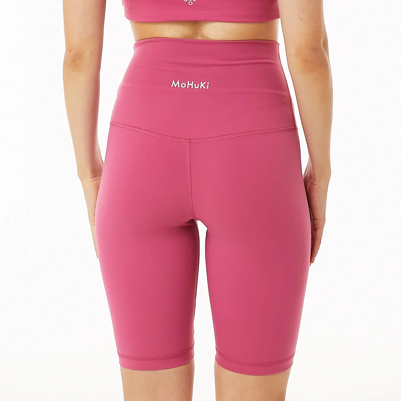 Billie Biker High Waist Short - Rose Red