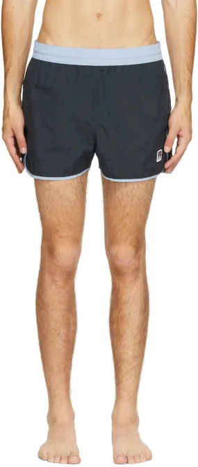 Boss Navy Russell Athletic Edition Jaco Swim Shorts