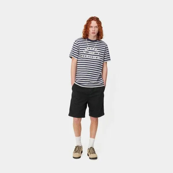 Carhartt WIP Flint Short Black Garment Dyed