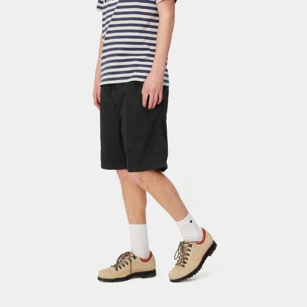 Carhartt WIP Flint Short Black Garment Dyed