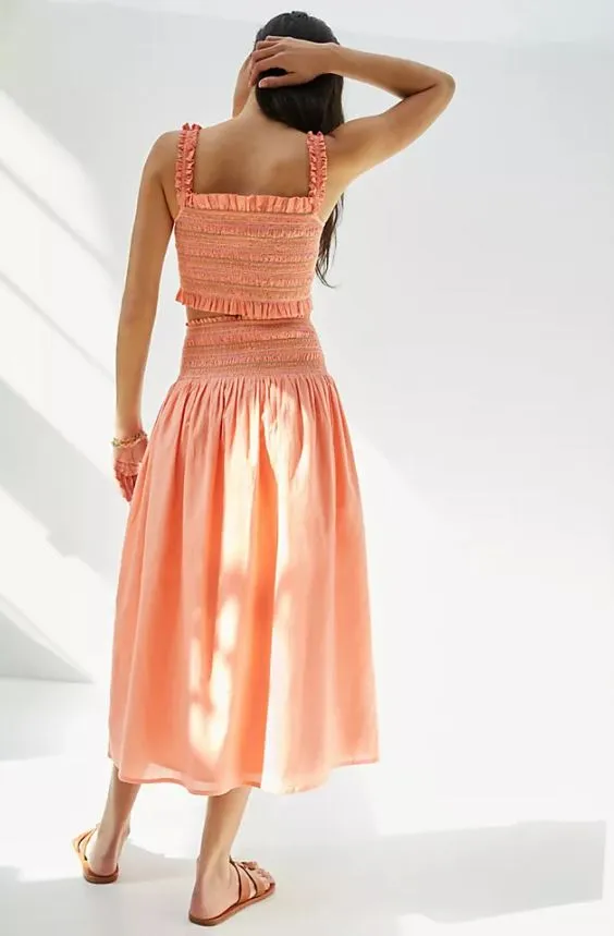ELIA 2PC SMOCKED SKIRT SET