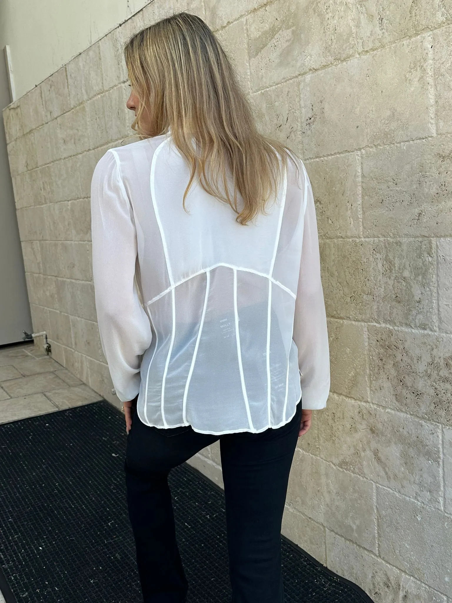 Elegant Long-Sleeve European Culture Inspired Shirt