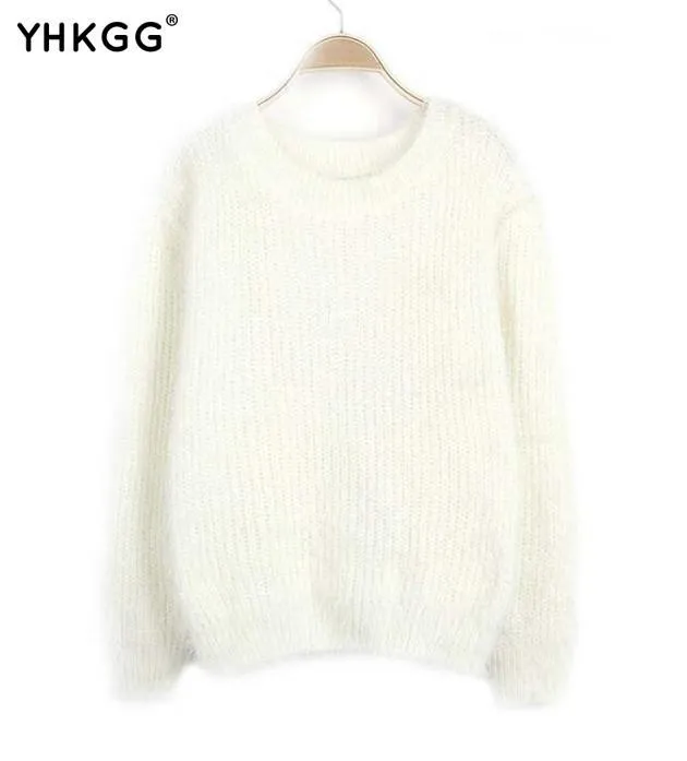 Fashionable Brand Autumn and Winter Warm O-Neck Women Pullover Long Sleeve Casual Loose Sweater
