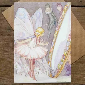 Flower Fairy Card - Fairy Mirror