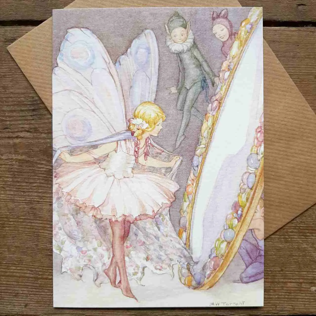 Flower Fairy Card - Fairy Mirror
