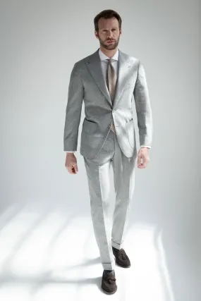 Grey Prince of Wales suit "Soragna Capsule Collection" - Made in Italy