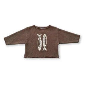Grown Sardine Knit Pull Over - Mud