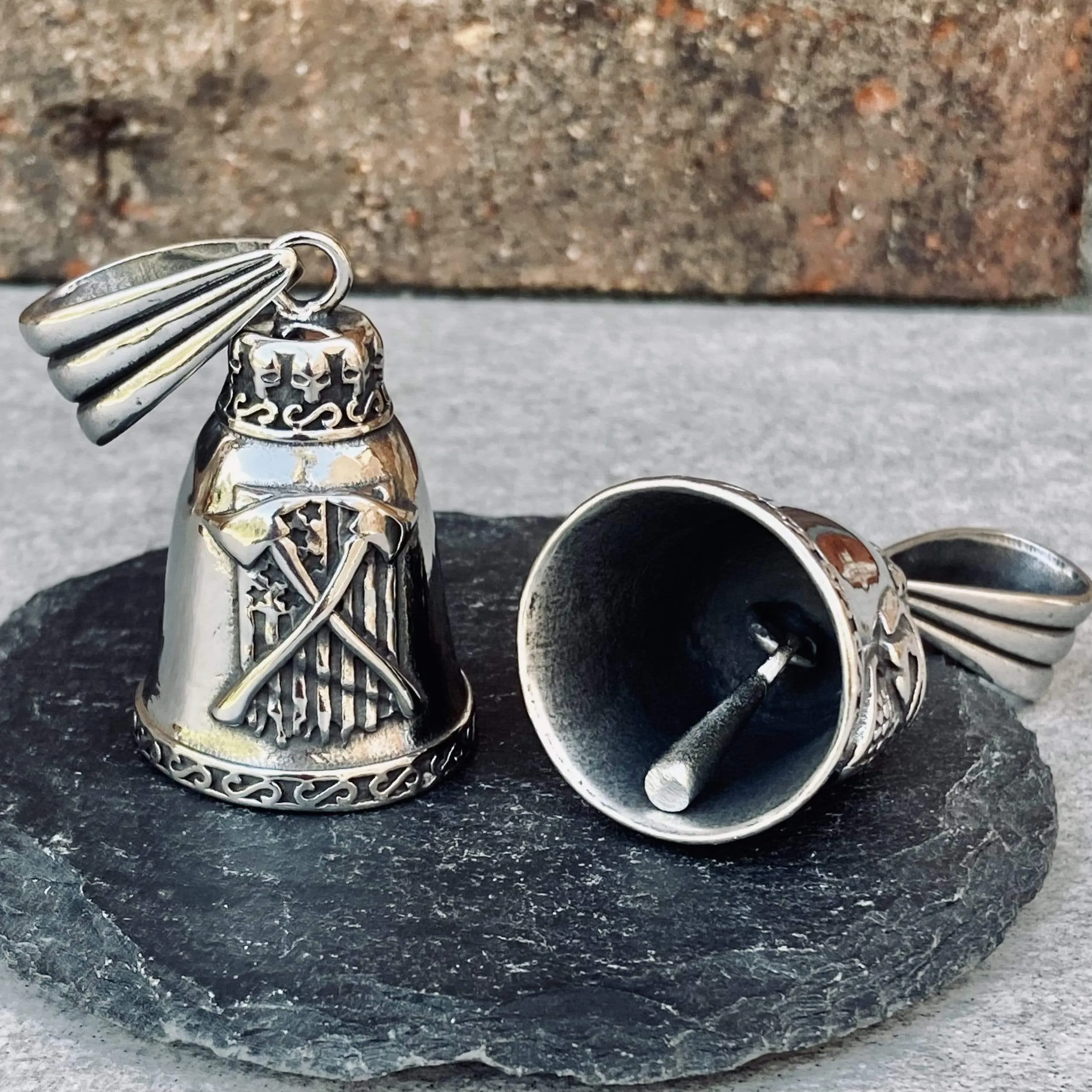 Guardian - Gremlin Bell - Double Axe American Flag - Fire Fighter - GB20