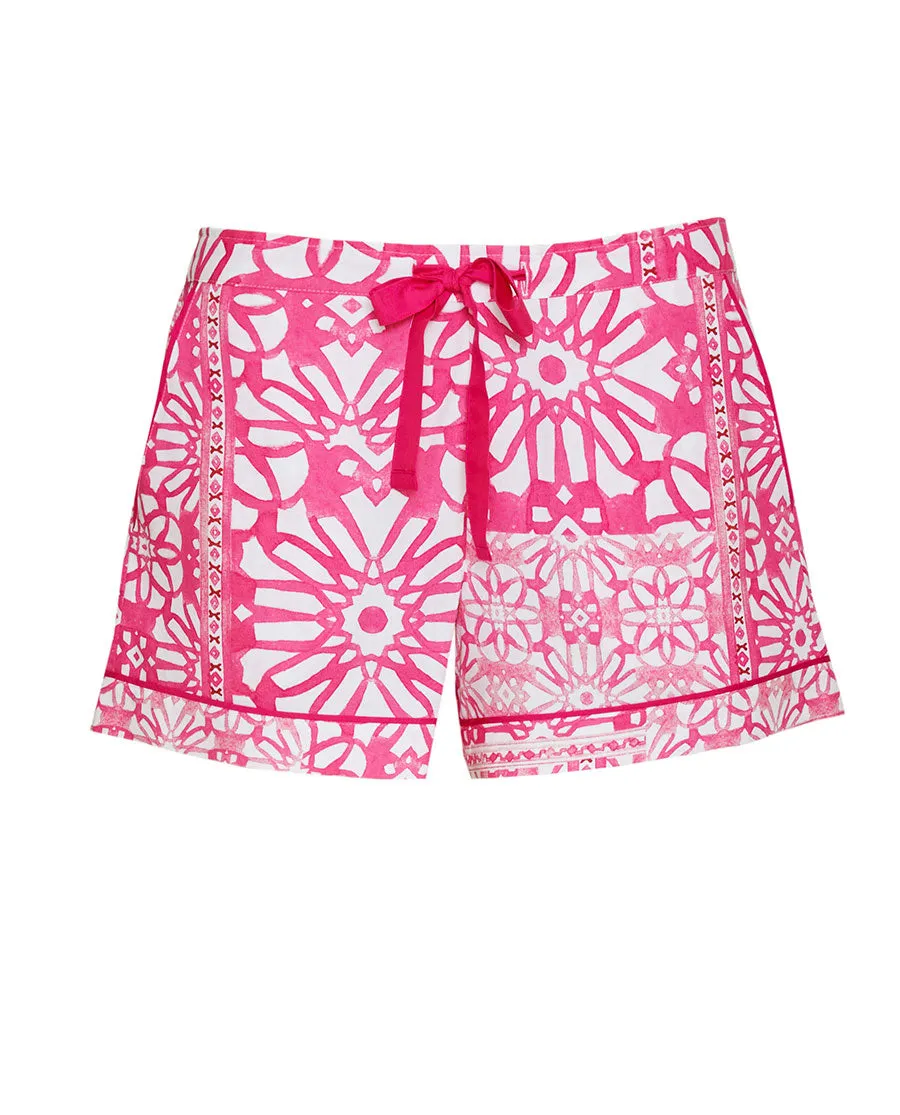 Hailey Tile Print Shorts