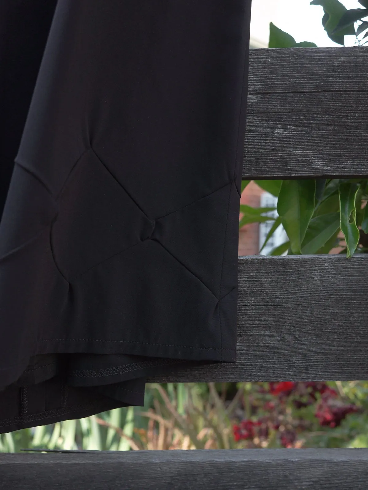 Jil Sander black polyester blend diamond detail skirt - womens 34