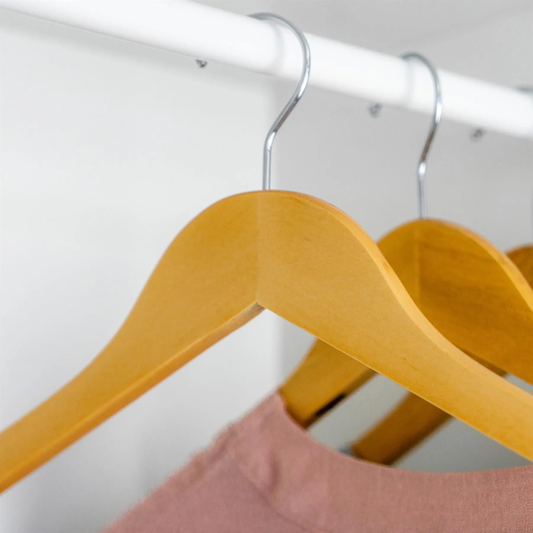 Kid's Wooden Hangers - Pack of 10 - By Harbour Housewares