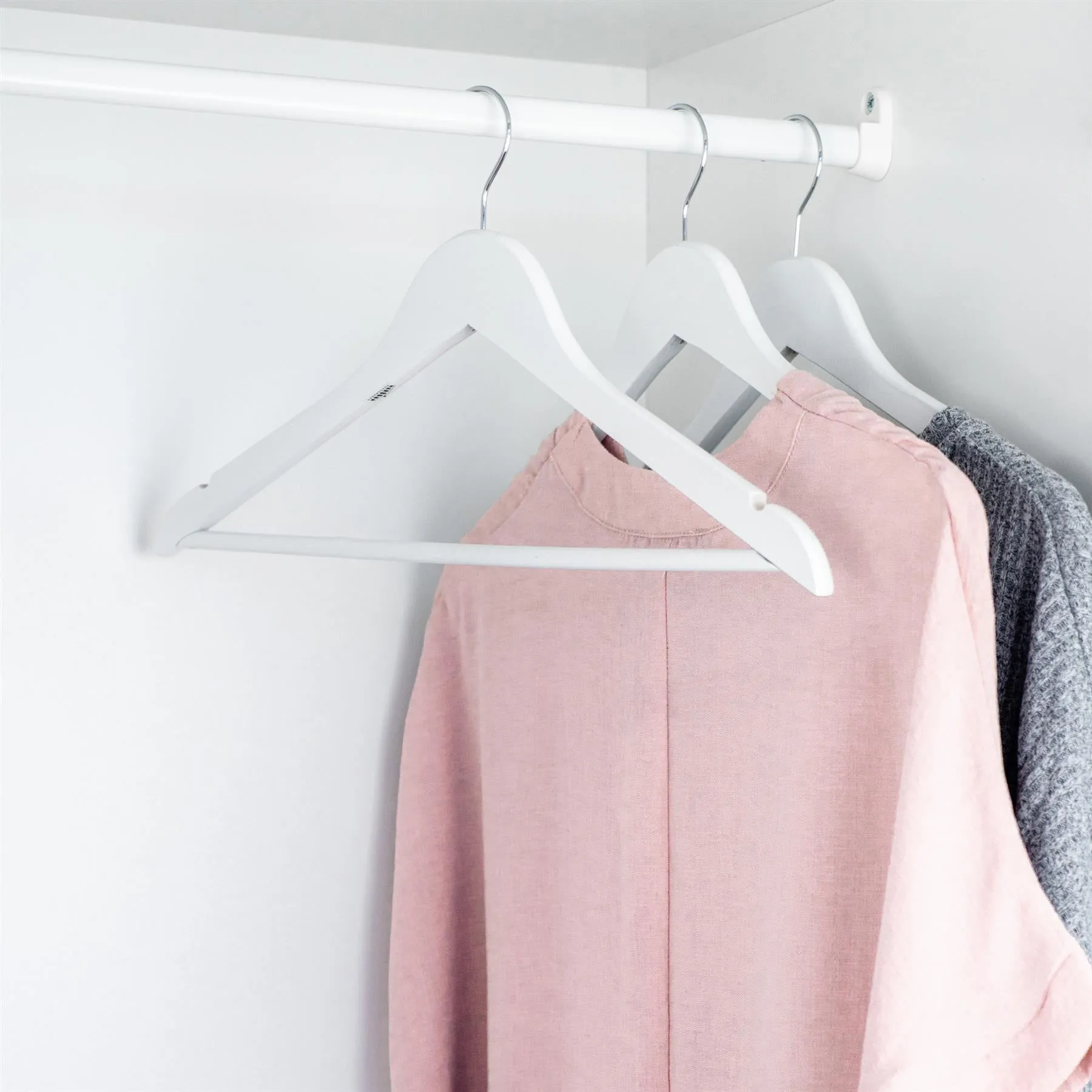 Kid's Wooden Hangers - Pack of 10 - By Harbour Housewares