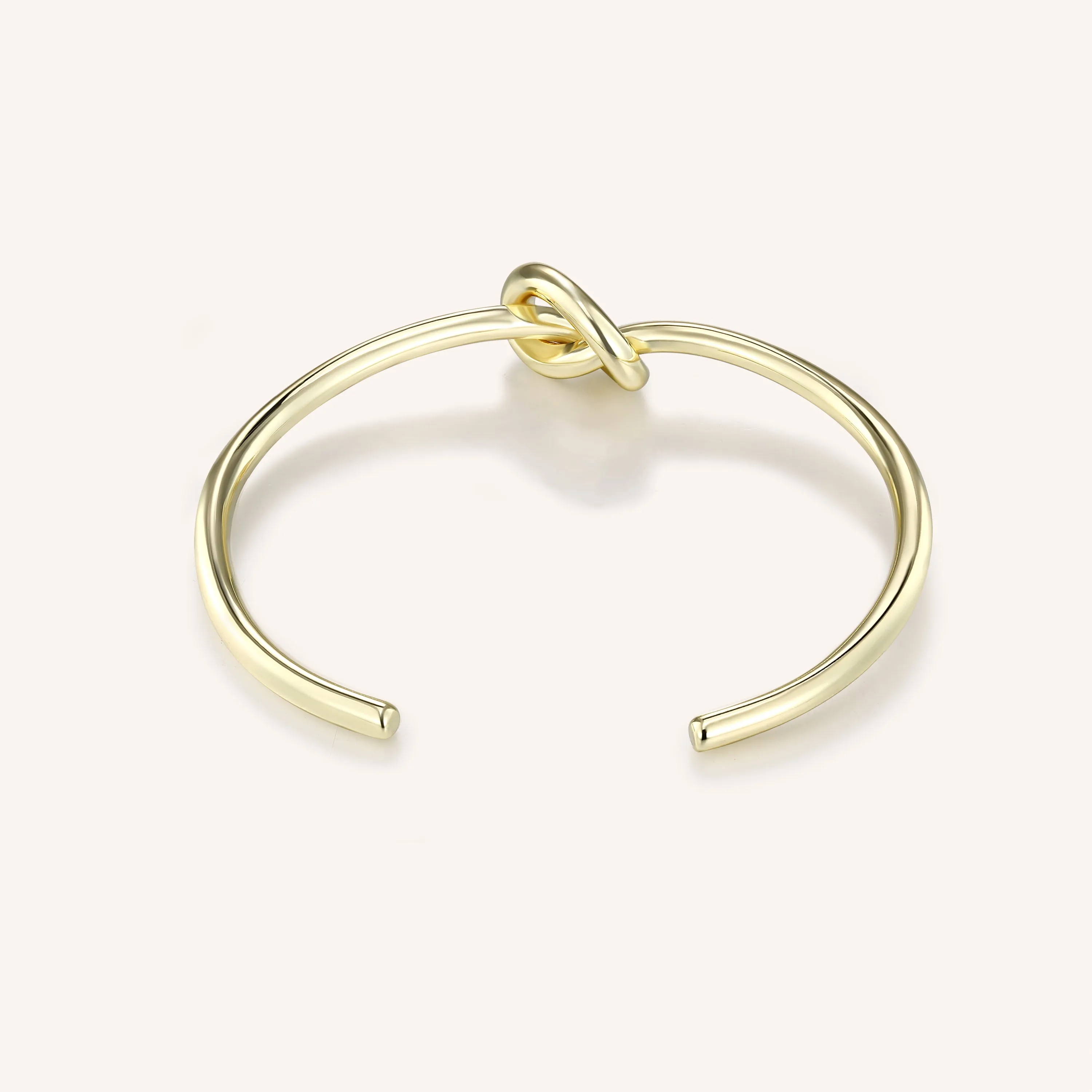 Elegant Handcrafted Knotted Bangle Bracelet - Stylish Adjustable Accessory for Any Occasion