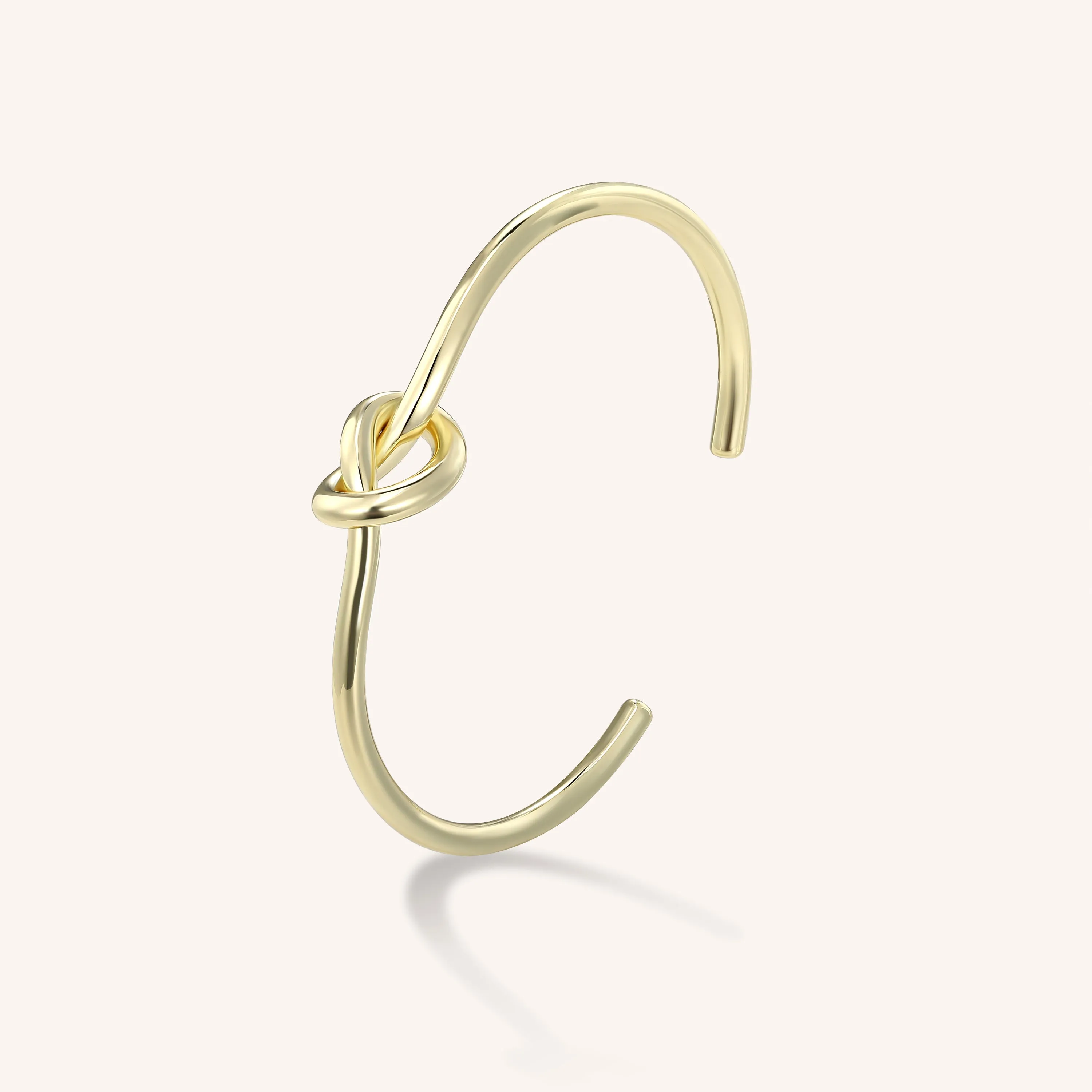 Elegant Handcrafted Knotted Bangle Bracelet - Stylish Adjustable Accessory for Any Occasion