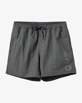 Leisure Logo Badeshorts - Dark Grey