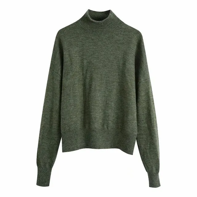 LOOSE SOFT TOUCH KNITTED SWEATER
