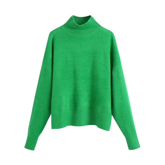 LOOSE SOFT TOUCH KNITTED SWEATER