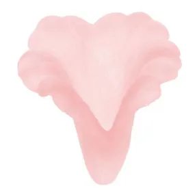 Lucite Bell Flowers Matte Ligtht Rose Pink Light Weight 20mm (4 pcs)