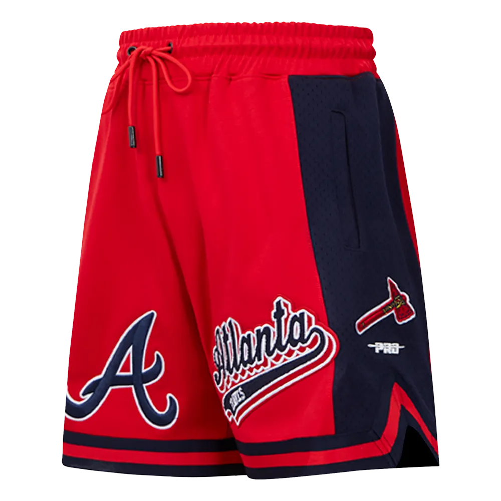 MLB ATLANTA BRAVES SCRIPT TAIL MEN'S DK 2.0 SHORT (RED/MIDNIGHT NAVY/RED)