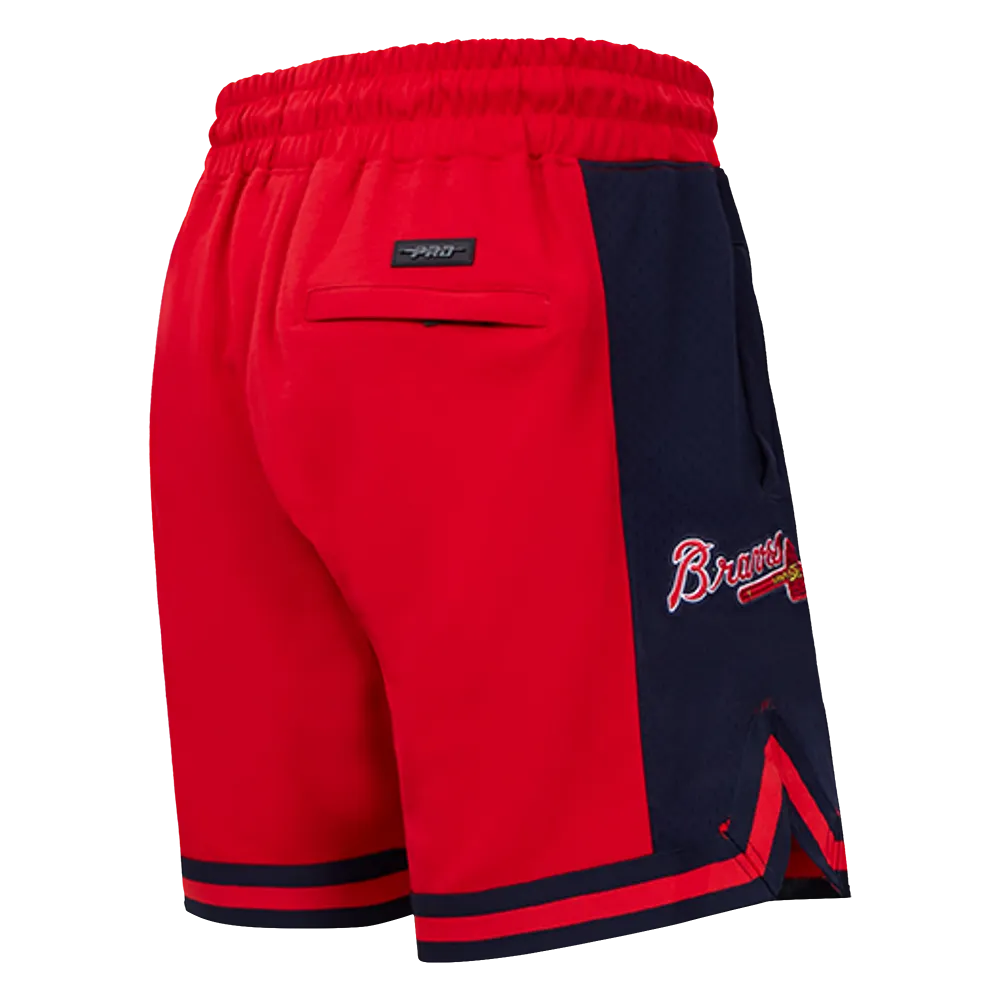 MLB ATLANTA BRAVES SCRIPT TAIL MEN'S DK 2.0 SHORT (RED/MIDNIGHT NAVY/RED)