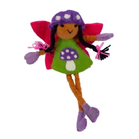 Mushroom Bonnet Tooth Fairy Doll