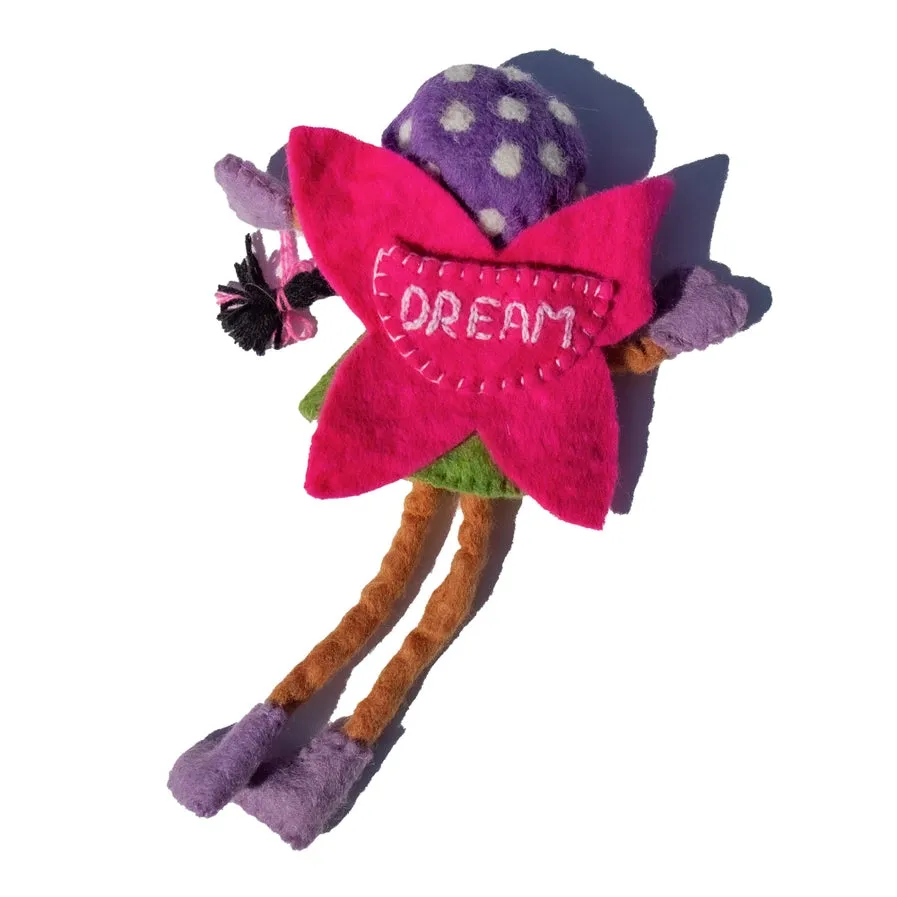 Mushroom Bonnet Tooth Fairy Doll