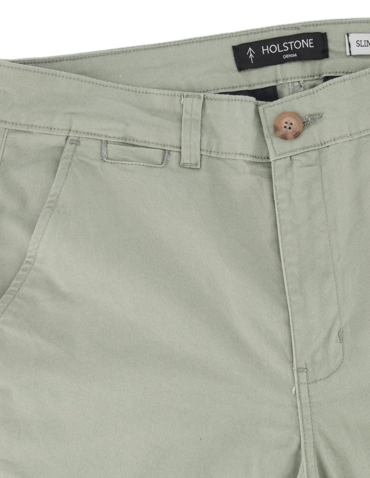 Pantalón Chino de Gabardina - Grey Stone