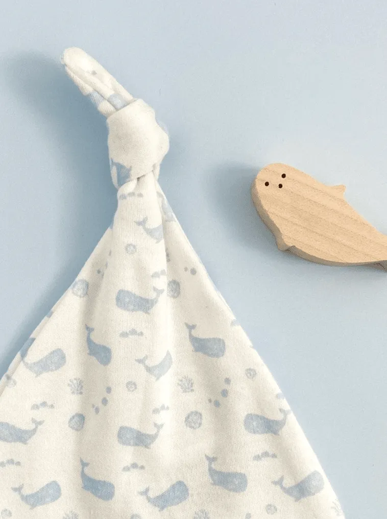 Preemie Hat, Ocean Blue, Premium 100% Organic Cotton