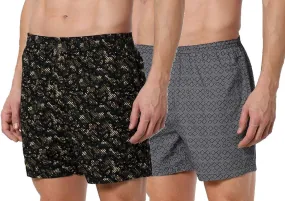 Romano nx Men's 100% Cotton Boxers/Shorts - Combo (Pack of 2)
