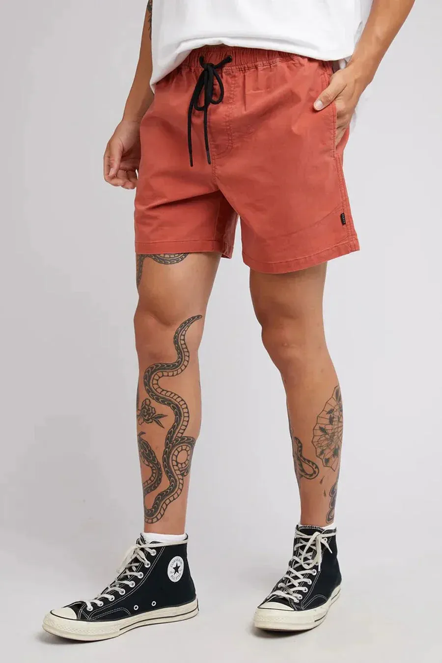 Silent theory dos swim short - rust
