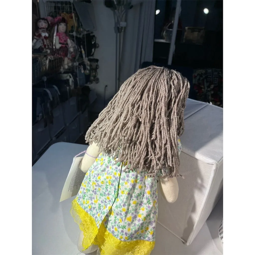 Story Time Friends Oliver Oatcake Cloth Doll 18" Hand-Painted Face