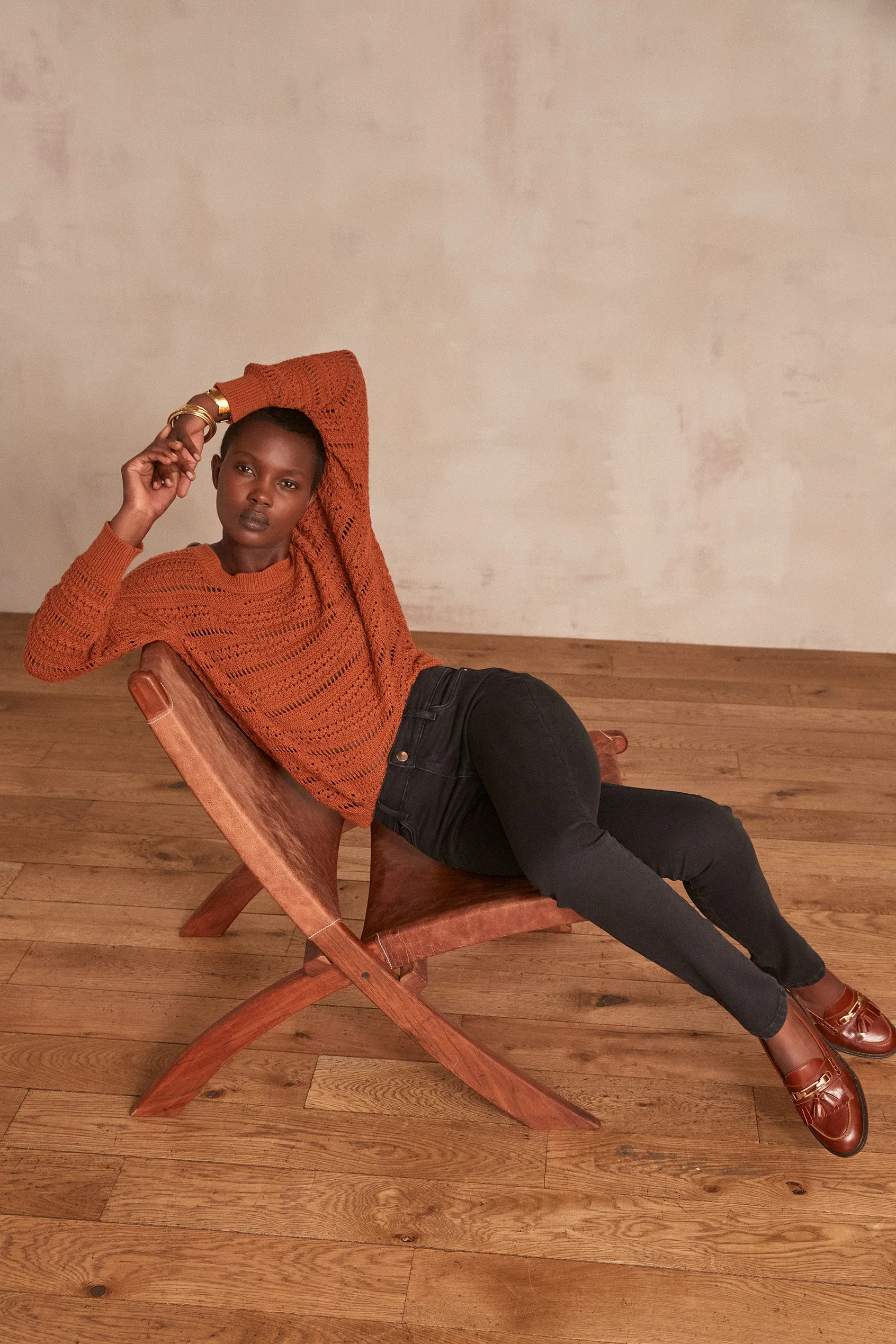 SUZY BLACK SLIM-FIT JEANS